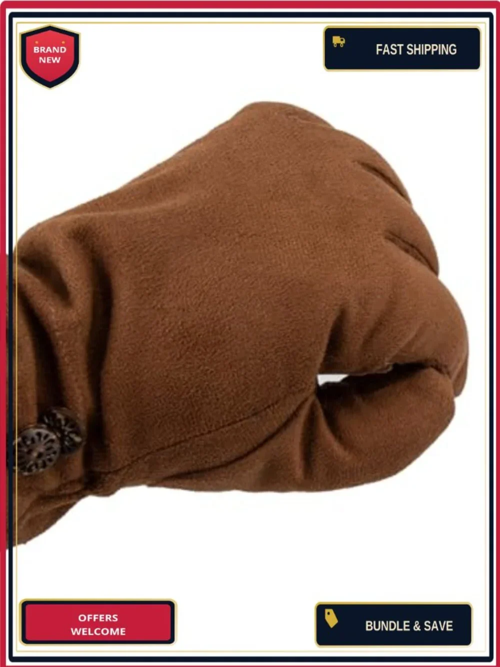 Isotoner Women's Water Repellent Touchscreen Microsuede Sherpa Lined Gloves